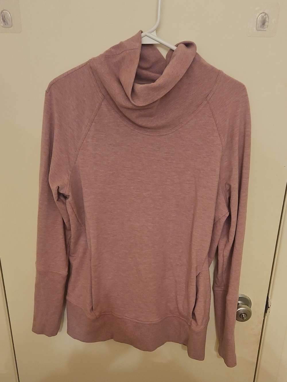 lululemon athletica Mauve Cowl Neck Sweater